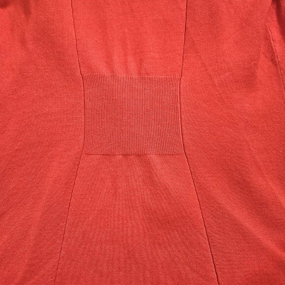 NWT! Premise Orange Short Sleeve Sweater - Picture 5 of 5